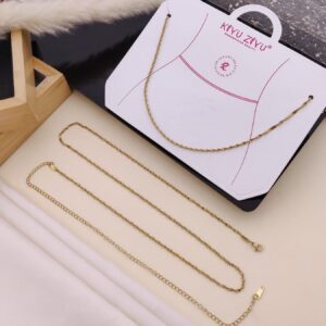 Anti-Tarnish Timeless Minimalist Belly Chain